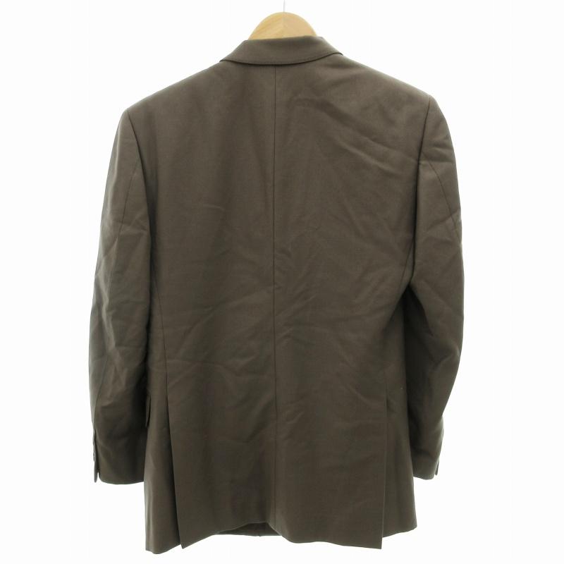 ランバン LANVIN ダブル テーラードジャケット ブレザー 2B サイド