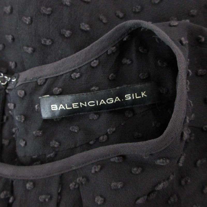 BALENCIAGA バレンシアガ シアーブラウス カットソー BALENCIAGA バレンシアガ シアーブラウス カットソー