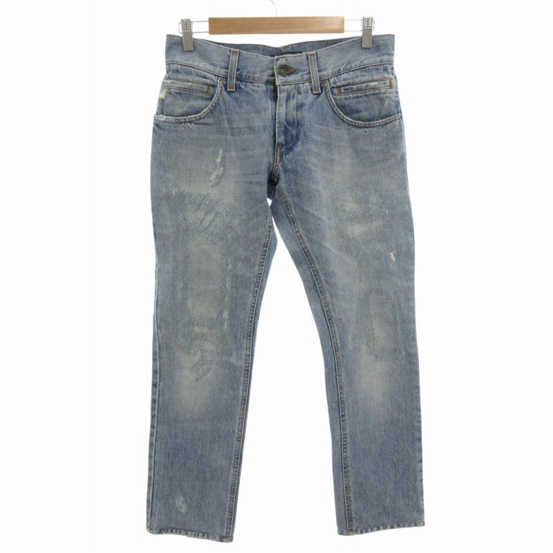 新品】ドルチェ＆ガッバーナ ダメージデニム44 新品】ドルチェ