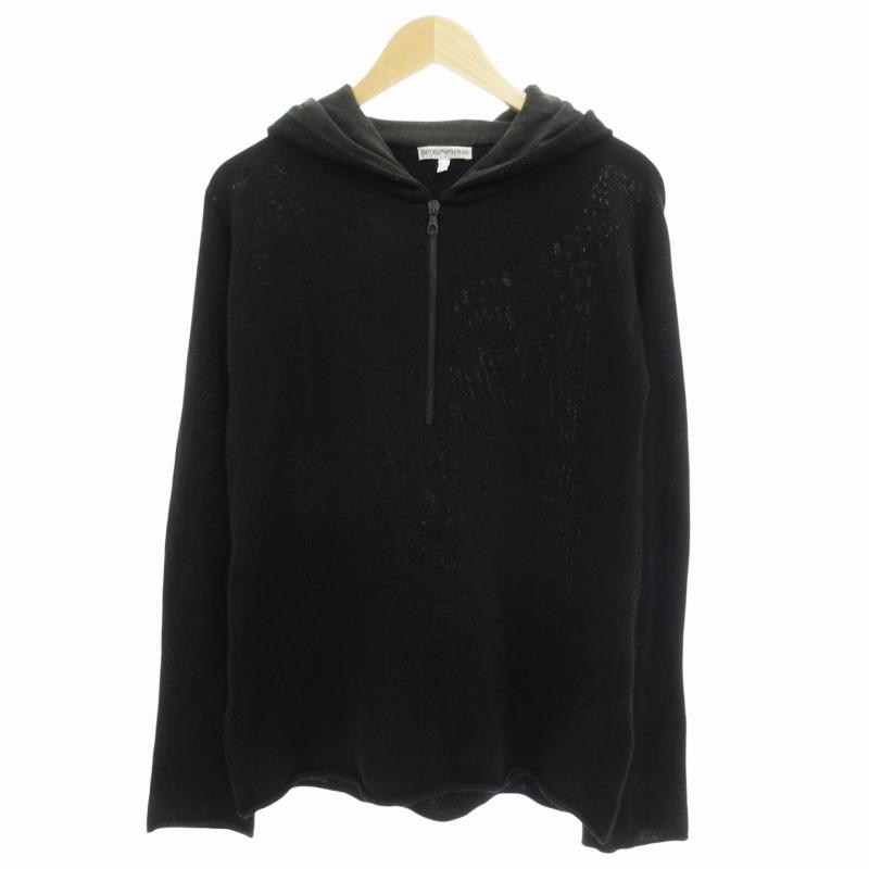 EMPORIO ARMANI ニットパーカー EMPORIO ARMANI エンポリオアルマーニ ニットパーカー フーディー