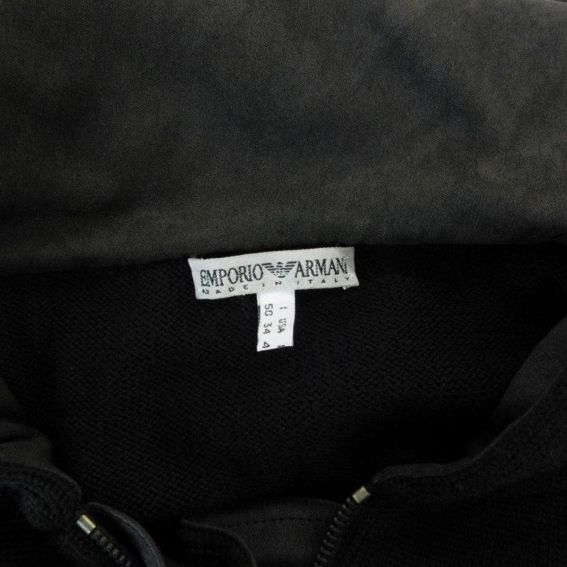 EMPORIO ARMANI エンポリオアルマーニ ニットパーカー フーディー