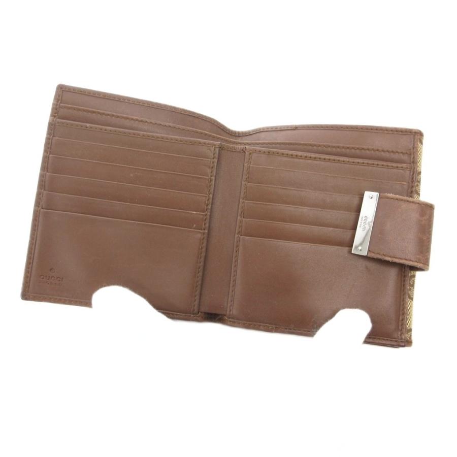 GUCCI（グッチ） 二つ折り財布 コンパクトウォレット Wホック GG