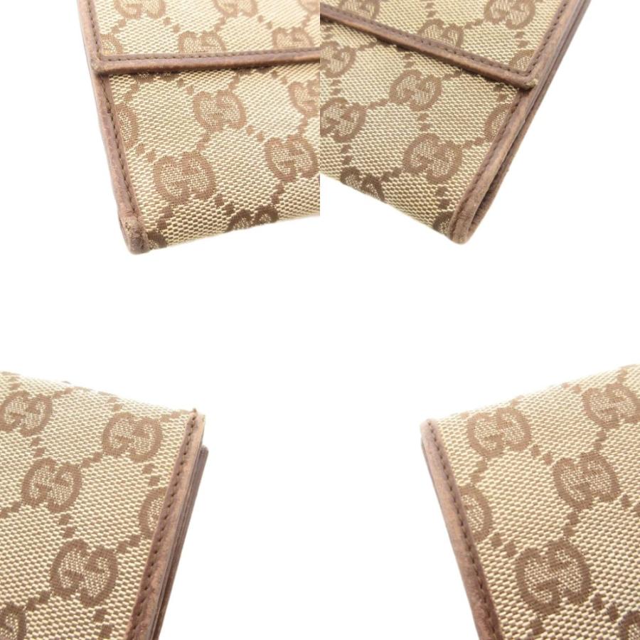 GUCCI（グッチ） 二つ折り財布 コンパクトウォレット Wホック GG