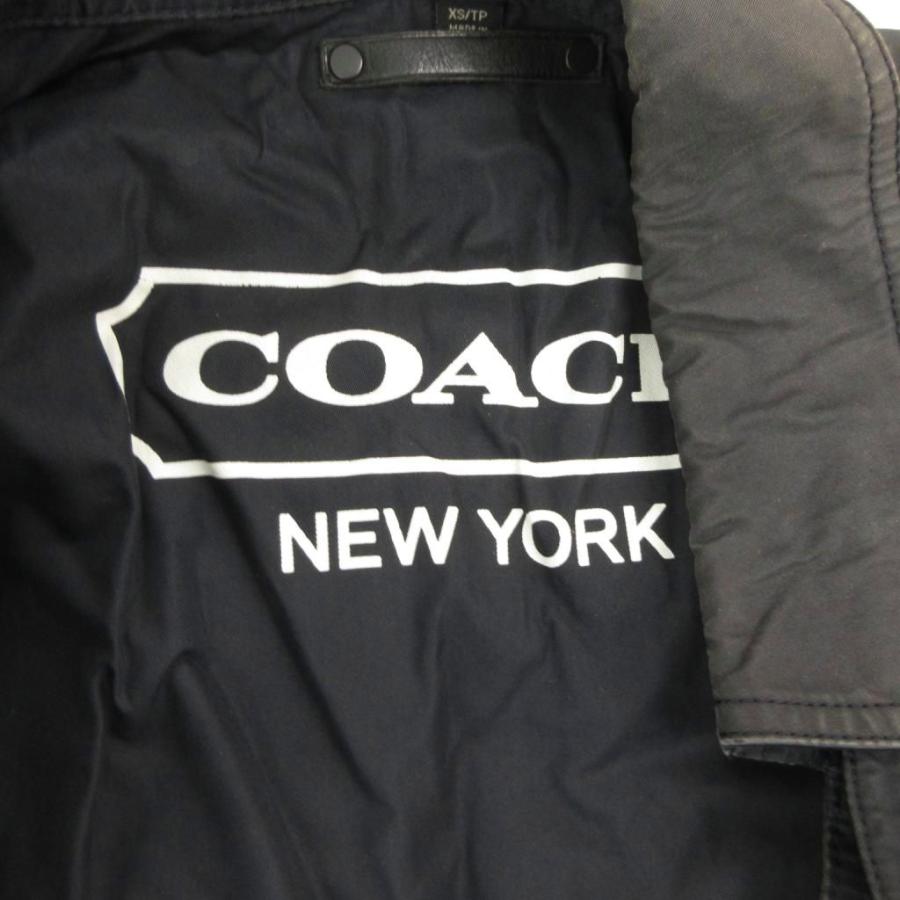 COACH（コーチ） トレンチコート ダブルブレスト ひざ丈 XS 紺