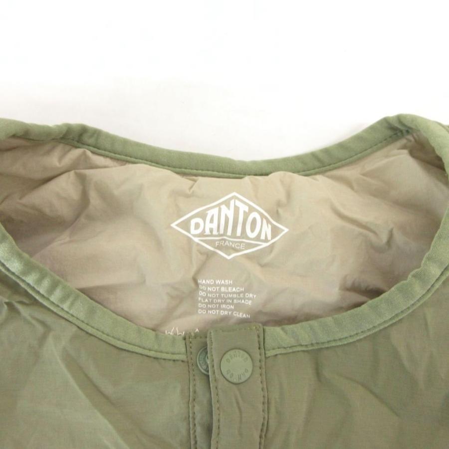 ダントン DANTON インサレーションジャケット ブルゾン 中綿 38 カーキ