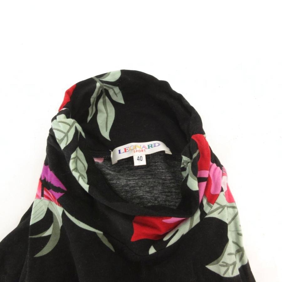 レオナールスポーツ LEONARD SPORT チュニック カットソー ハイネック