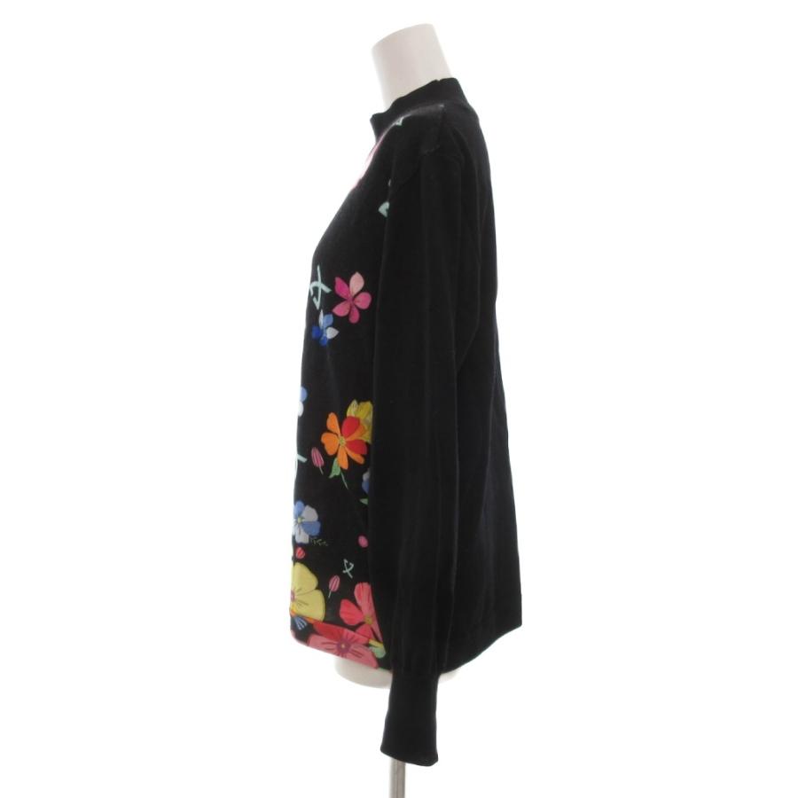 レオナールスポーツ LEONARD SPORT ニットプルオーバー ウール 花柄