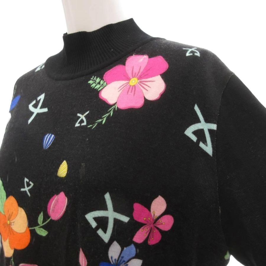 レオナールスポーツ LEONARD SPORT ニットプルオーバー ウール 花柄