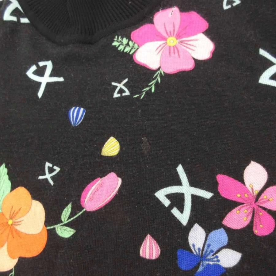 レオナールスポーツ LEONARD SPORT ニットプルオーバー ウール 花柄