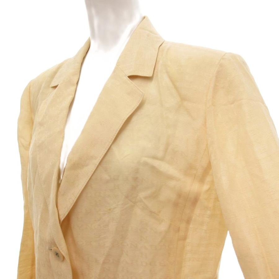 LEONARD（レオナール） シアー シースルー テーラードジャケット 絹