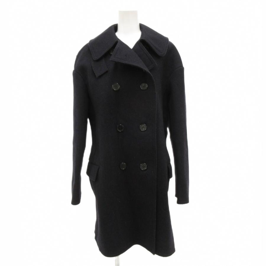 CELINE（セリーヌ） ピーコート ダブル メルトン ミドル丈 ウール 36