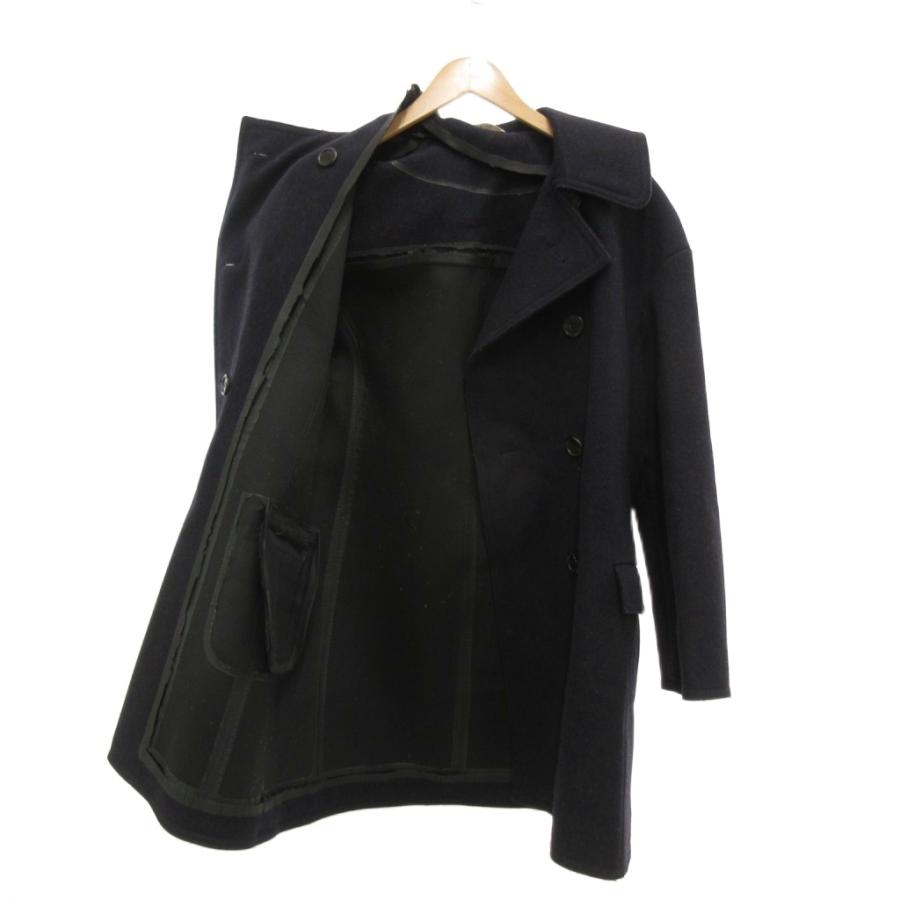 CELINE（セリーヌ） ピーコート ダブル メルトン ミドル丈 ウール 36