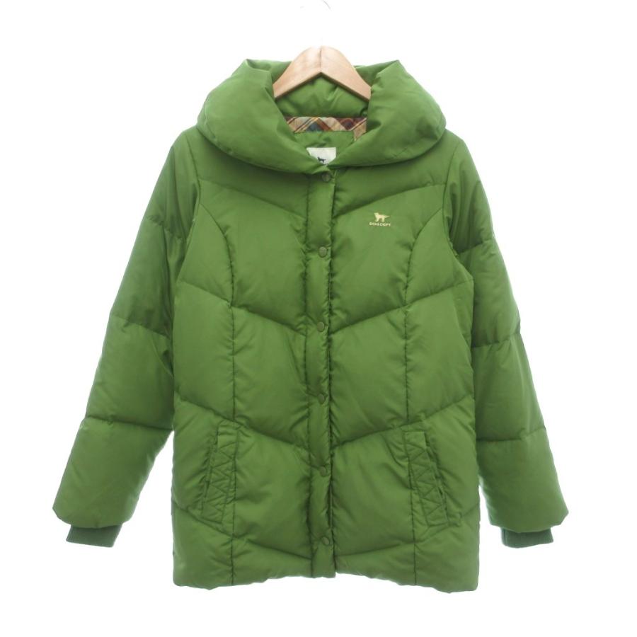 ドッグデプト DOG DEPT ダウンコート M 緑 グリーン ボリューム
