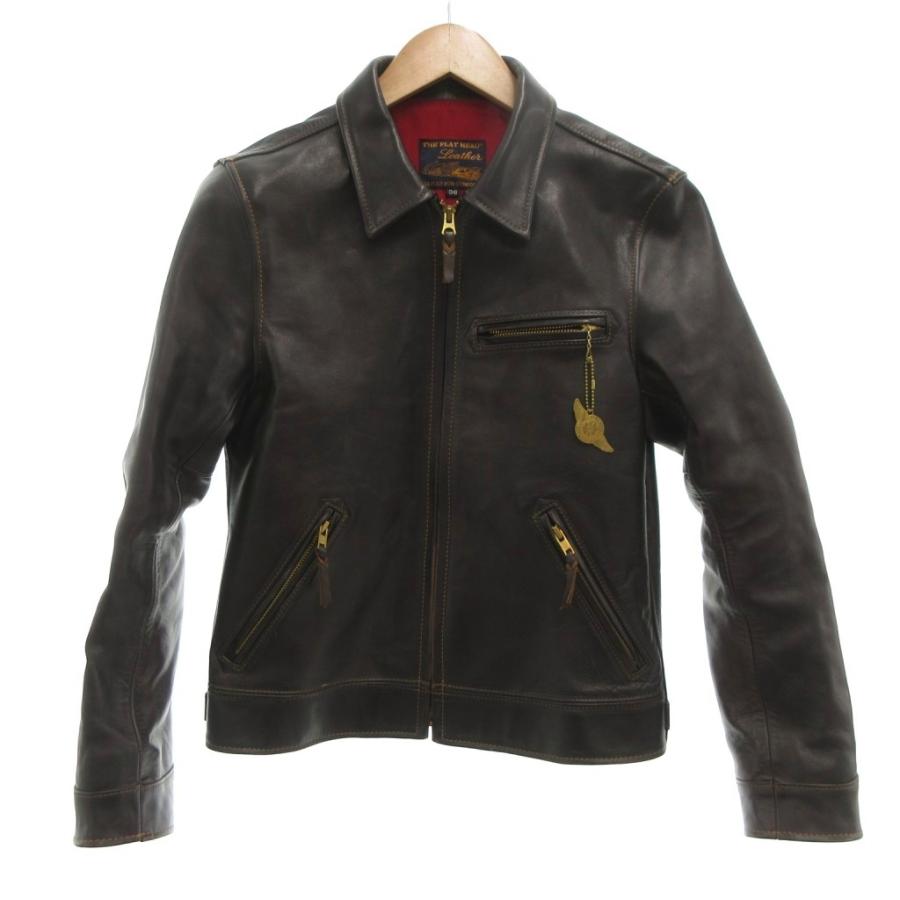 ザ フラットヘッド THE FLAT HEAD ホースハイド シングル ライダース