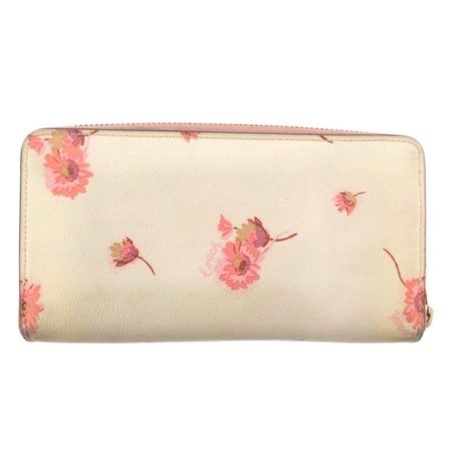 COACH（コーチ） 長財布 ウォレット フローラルプリント 白 ホワイト