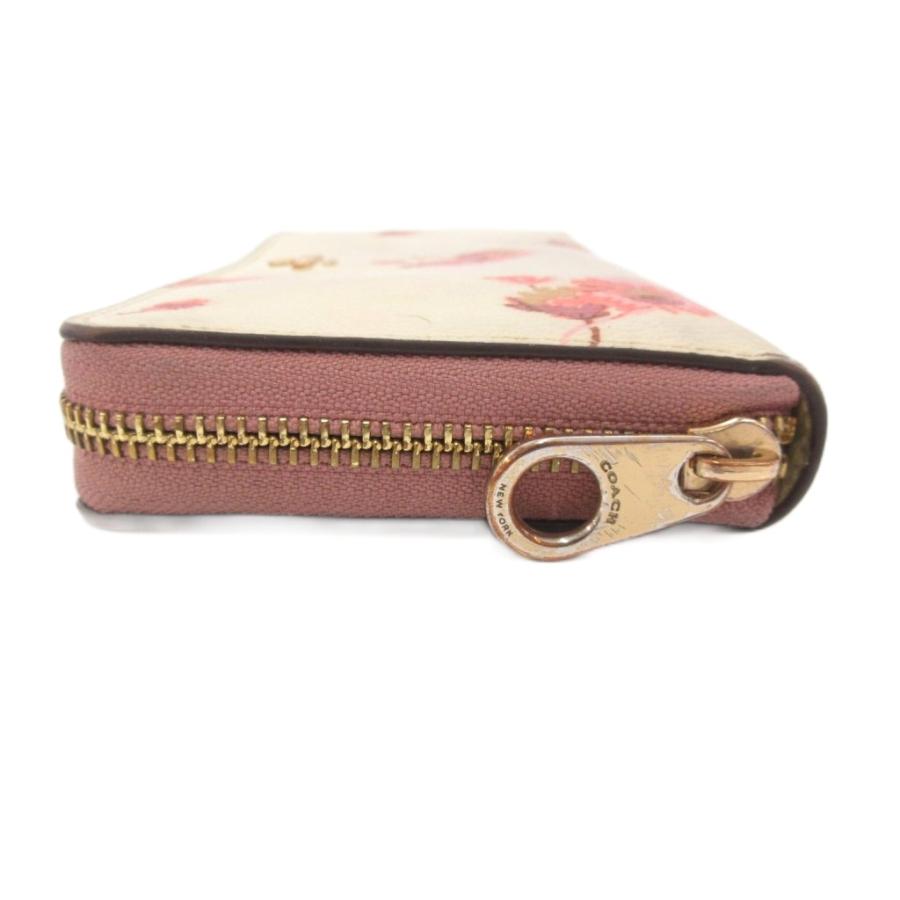 COACH（コーチ） 長財布 ウォレット フローラルプリント 白 ホワイト