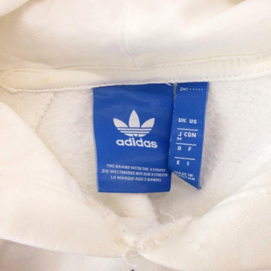 adidas Originals アディダスオリジナルス originals フーディ パーカー M 白 ホワイト 長袖 ロゴプリント /TQ ...