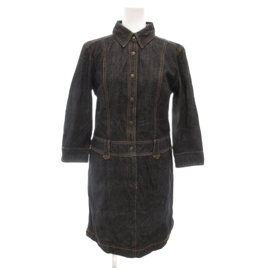 バーバリー ロンドン BURBERRY LONDON デニムワンピース ひざ丈 160A 