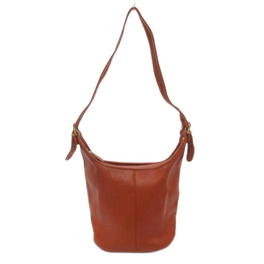 COACH（コーチ） ショルダーバッグ クロスボディ レザー 牛革 ロゴ 茶 