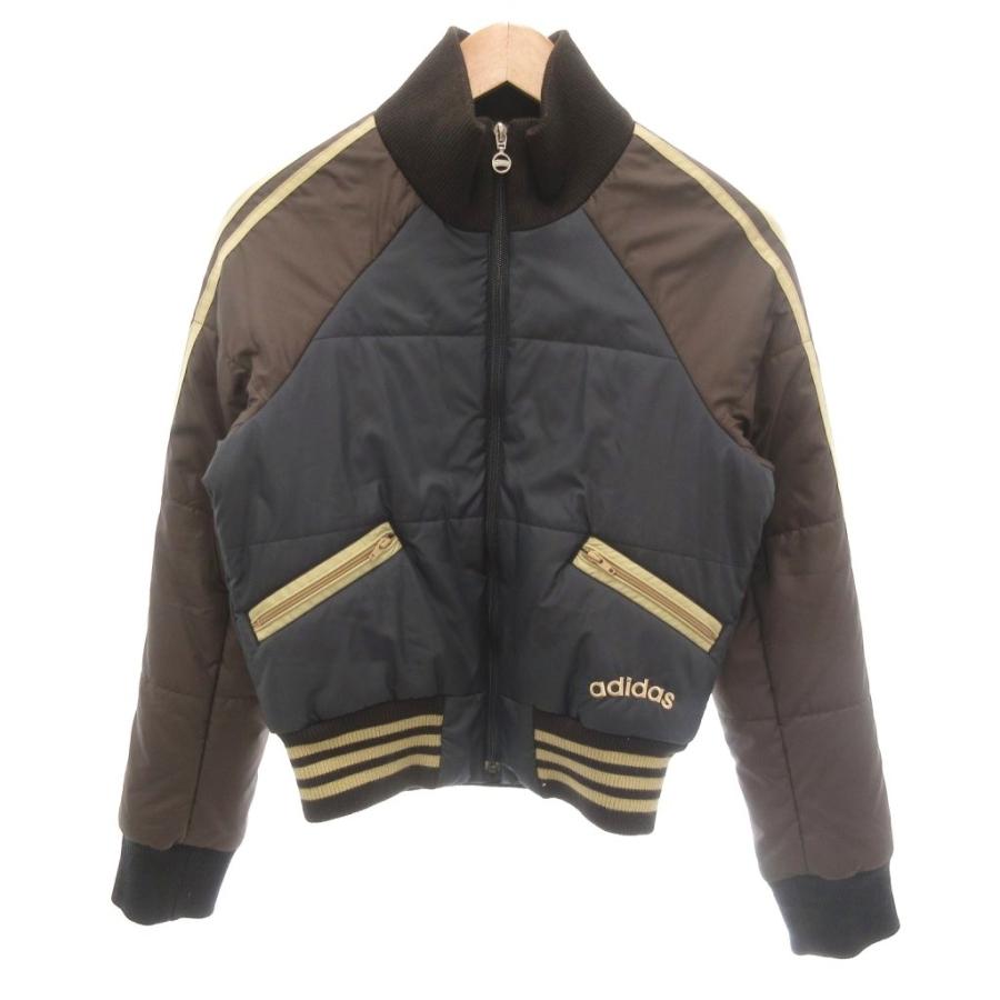 adidas（アディダス） 美品 スタジャン M 紺 ネイビー 長袖 スタンド 