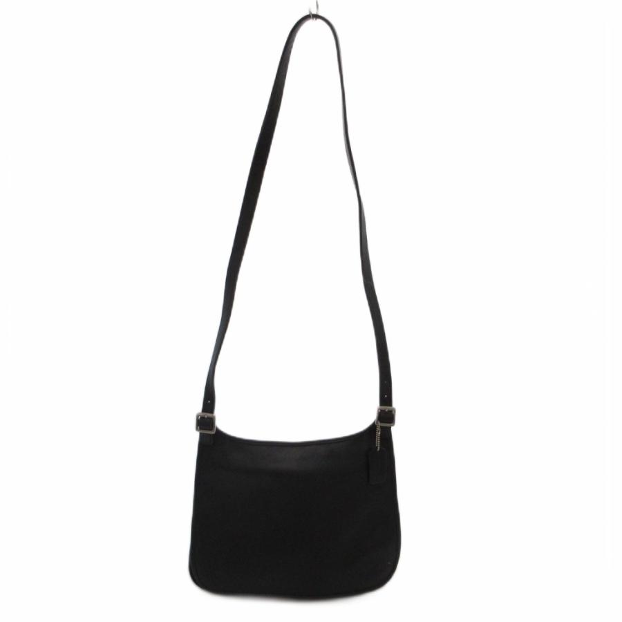 COACH フラップショルダーバッグ COACH（コーチ） フラップ ショルダーバッグ レザー 黒 ブラック