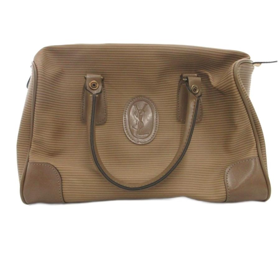 Yves Saint Laurent（イヴ・サンローラン） ハンドバッグ ベージュ 角