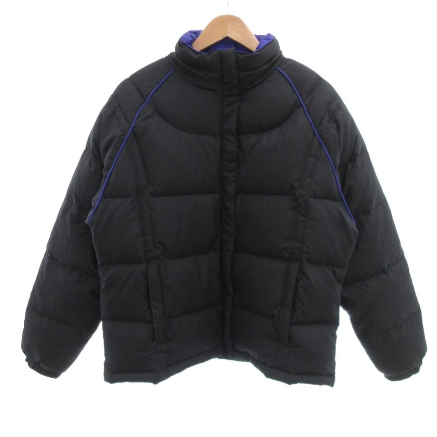 adidas（アディダス） ダウンジャケット XL 黒 ブラック キルティング 