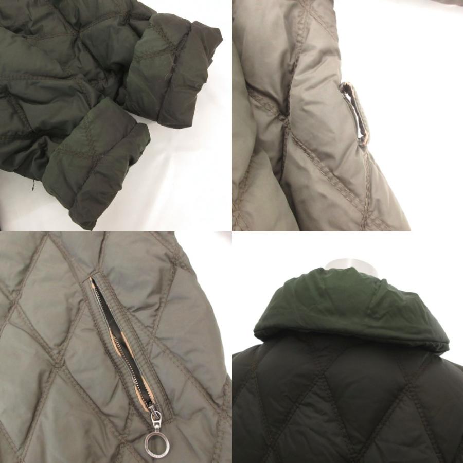 MONCLER（モンクレール） キルティング ダウンコート ロング 5 カーキ