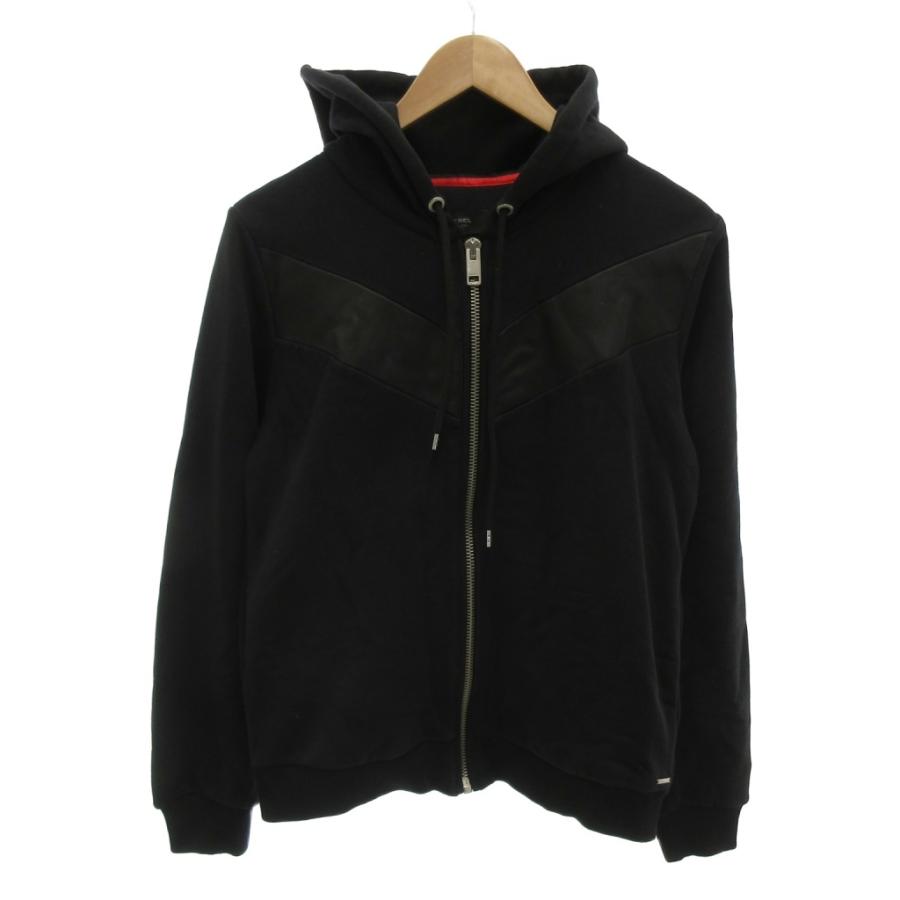 DIESEL ライダースデザイン ジップアップパーカー DIESEL ジップアップ 