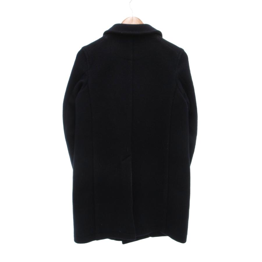 ダントン DANTON ウールモッサコート 36 紺 ネイビー 長袖 ダブル