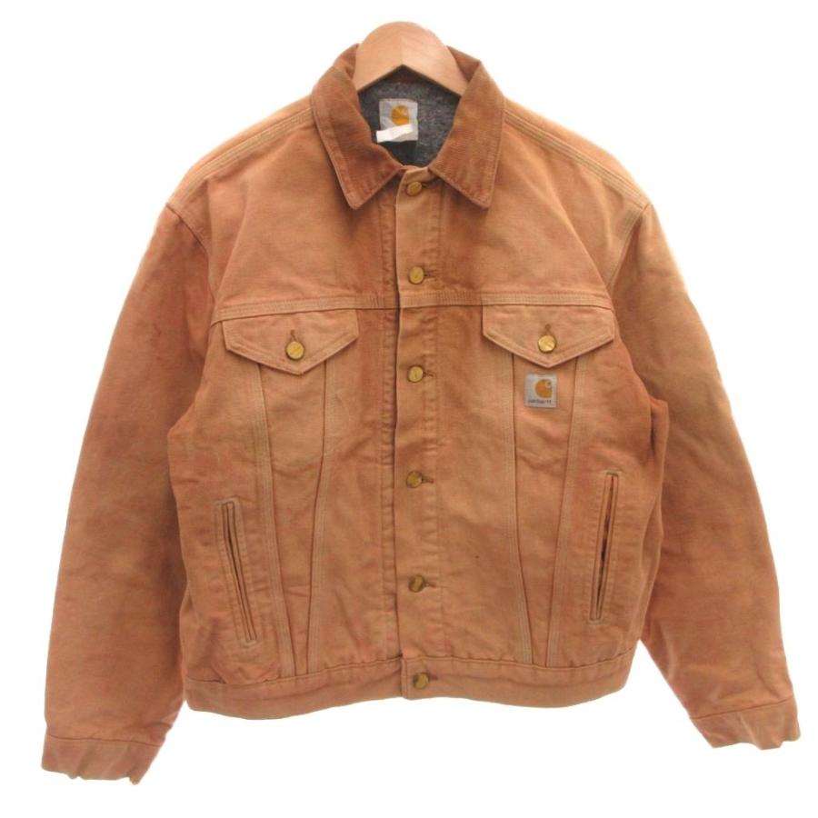 Carhartt お値下け交渉⭕️フード付きジャケット ブラウン FLUORロゴ入 Carhartt WIP（カーハートワークインプログレス） パーカー 「Carhartt