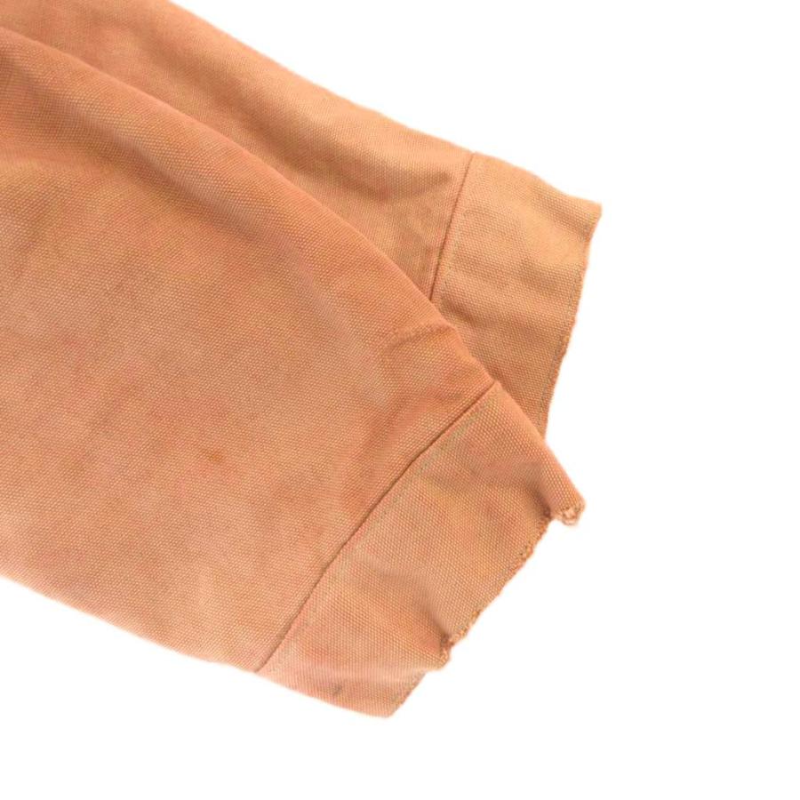カーハート carhartt デニムジャケット Gジャン ブルゾン ロゴ 茶