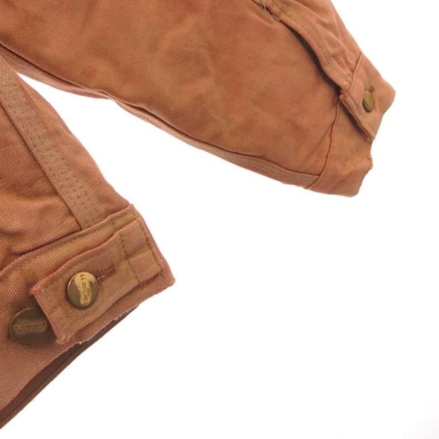 カーハート carhartt デニムジャケット Gジャン ブルゾン ロゴ 茶