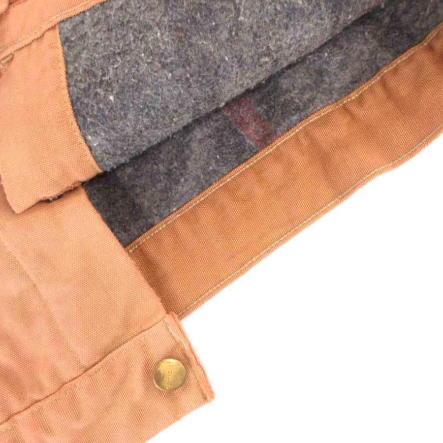 M*k様 Carhartt ダークブラウン デニムジャケット カーハート carhartt デニムジャケット Gジャン ブルゾン ロゴ 茶