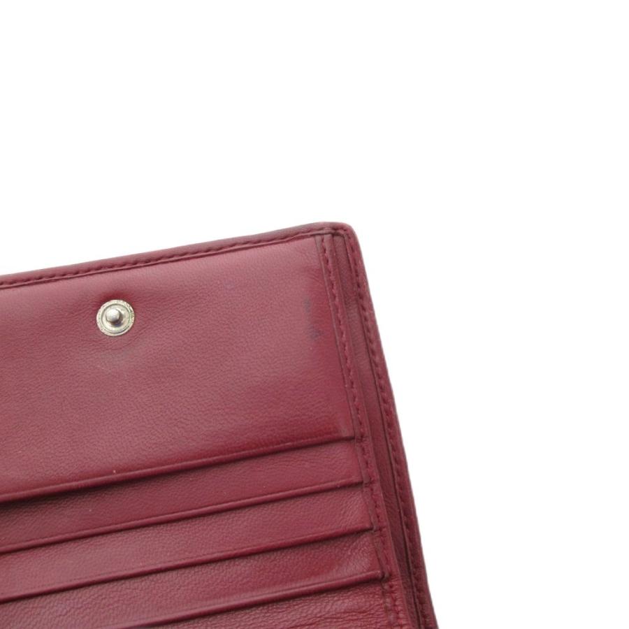 ミュウミュウ マトラッセコンパクトジッピーウォレット レッド miumiu ミュウミュウ マテラッセ ロゴ ラウンドジップレザーコンパクト