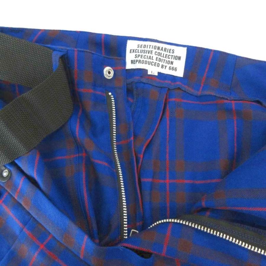 seditionaries ボンテージパンツ 666 punk 赤チェック SEDITIONARIES（セディショナリーズ） SEDITIONARIES by 666 STP0002