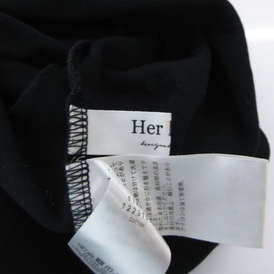 Her lip to ハーリップトゥ ワンピース M 黒 ブラック Vネック 長袖