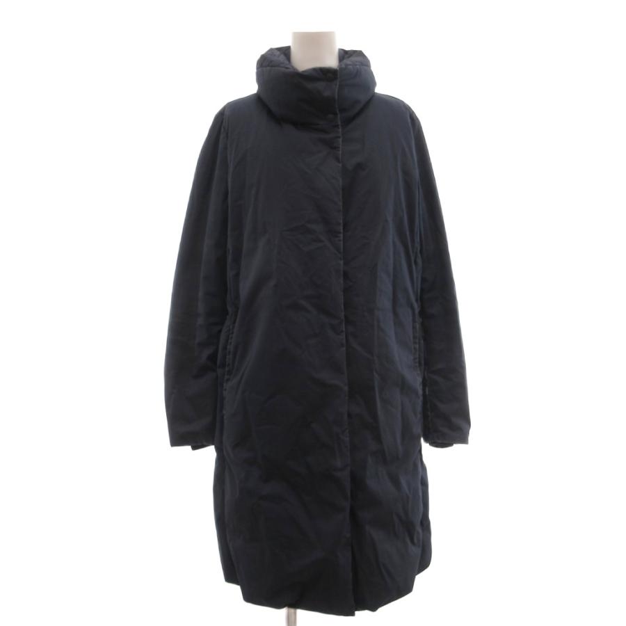 ウールリッチ WOOLRICH ダウンコート XXS 紺 ネイビー リアルファー
