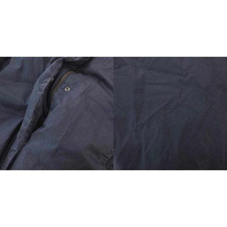 ウールリッチ WOOLRICH ダウンコート XXS 紺 ネイビー リアルファー
