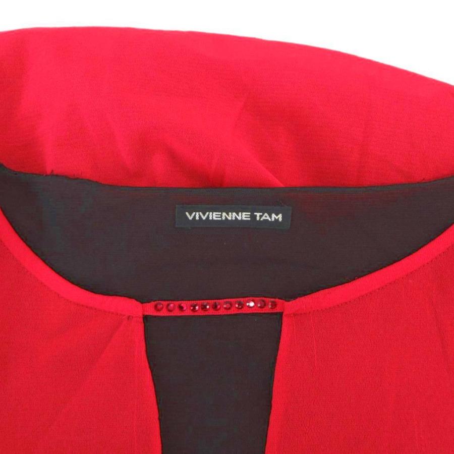 ヴィヴィアンタム VIVIENNE TAM ワンピース ビジュー ノースリーブ
