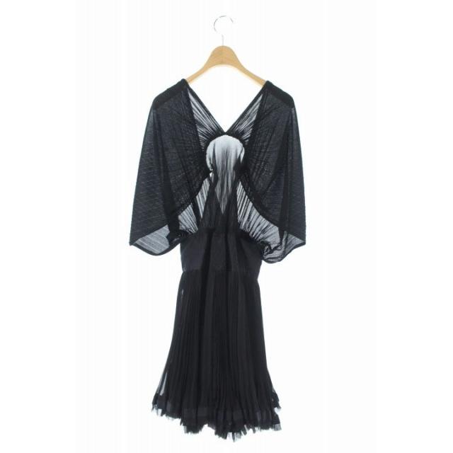 21春夏 中古 サカイ Sacai ワンピース ドレス プリーツ 切替 シルク ひざ丈 ノースリーブ 1 黒 Kn Os レディース ベクトル 古着 お洒落無限大 Clinicagastroservice Com Br