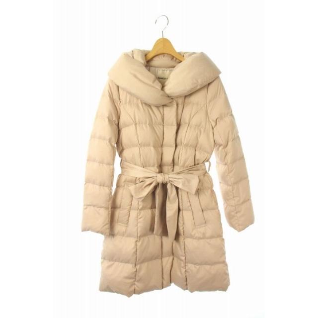 中古 アプワイザーリッシェ Apuweiser Riche 17aw ダウンコート ボリューム衿 リボンベルト付き 1 ピンクベージュ Es Os レディース ベクトル 古着 170 ブランド古着販売のベクトル 通販 Yahoo ショッピング