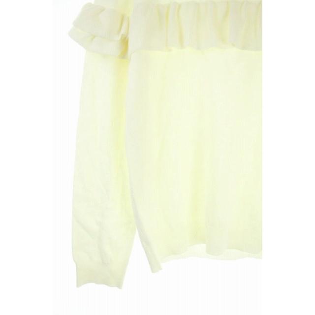 中古 シュープリームララ M Mo Supreme La La Vネック カットソー スカラップ トップス ニット ノースリーブ ベクトル レディース 古着 無地 緑 薄手 爆売りセール開催中 Supreme La La