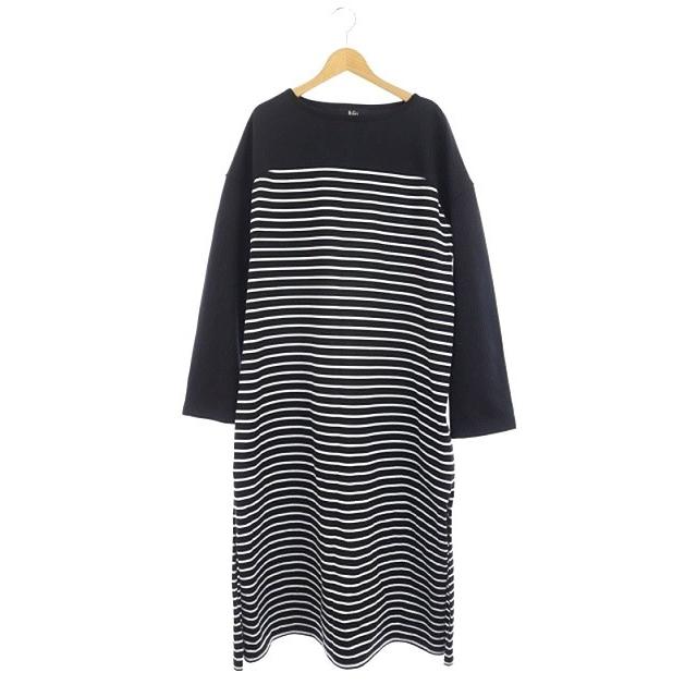 ザ リラクス THE RERACS 19AW ワンピース ボーダー コットン バスク