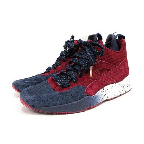 中古 プーマ Puma スニーカー ハイカット ローニーフィーグ 24 5 赤 レッド 紺 ネイビー Sr Sh メンズ ベクトル 古着 170 ブランド古着販売のベクトル 通販 Yahoo ショッピング