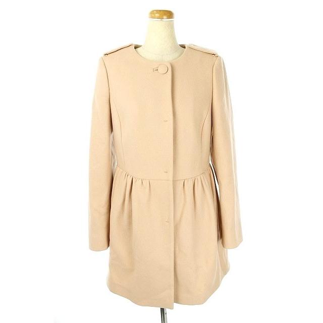 全日本送料無料 レッド ヴァレンティノ Red Valentino ノーカラーコート プリーツ ギャザー 38 ピンク Es Os Sh レディース ベクトル 古着 手数料安い Atempletonphoto Com