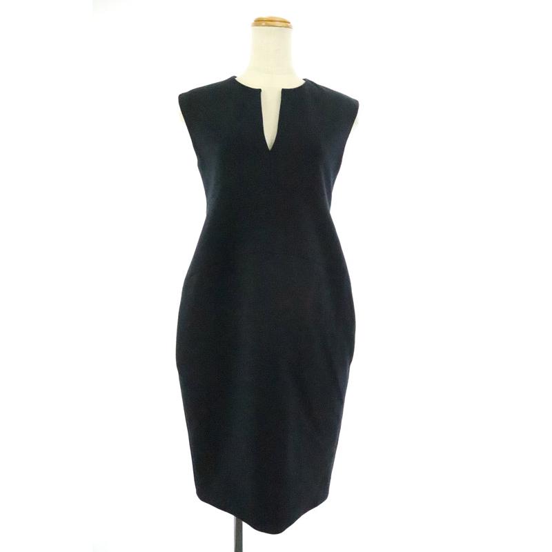 春物がお買い得 週末限定sale 中古 ヨーコチャン Yoko Chan 18ss Slit Line ノースリーブ膝丈ワンピース 36 紺 Hk Os レディース ベクトル 古着 保証書付 Blog Olgynwholesale Com