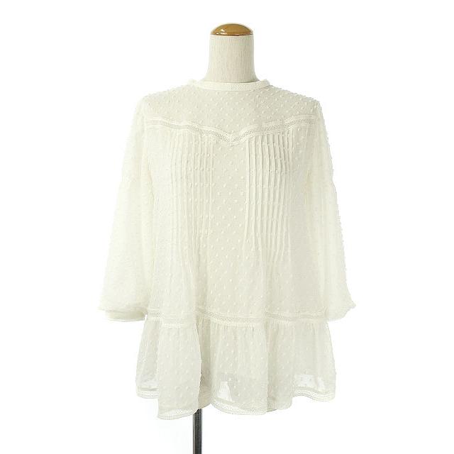 中古 アプワイザーリッシェ Apuweiser Riche 19ss レースはぎブラウス 七分袖 1 白 Kn Os レディース ベクトル 古着 170 ブランド古着販売のベクトル 通販 Yahoo ショッピング