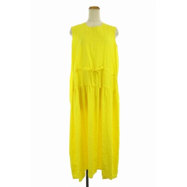 ロングセラー 中古 ドゥロワー Drawer 19ss ペイズリージャカードワンピース ロング ノースリーブ 36 黄 6526 299 1009 Kn Os レディース ベクトル 古着 New限定品 Www Skylanceronline Com