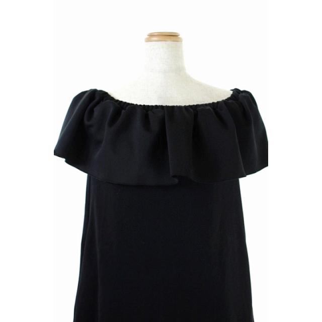 Sale 公式通販 中古 ヨーコチャン Yoko Chan コクーンワンピース ミニ ノースリーブ フリル 38 黒 Ys Os レディース ベクトル 古着 送料無料 早い者勝ち Www Yalaphone Com